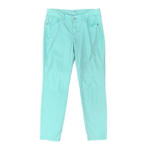 Tommy Bahama Ana Twill Ankle Jeans Womens 4 Hummingbird Blue Denim Tencel Blend